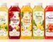 Five DaGashi bottled drinks: lemon ginger mint, hibiscus tea, tropical punch, soursop and pineapple, and Chapman